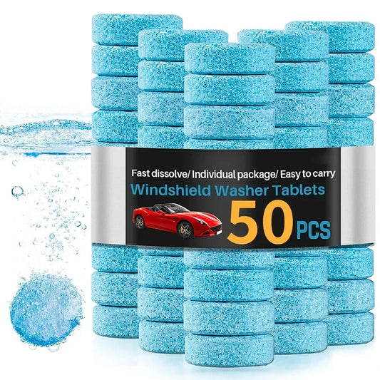 Solid Cleaner Car Windscreen Cleaner Effervescent Tablet Auto Wiper Glass Solid Cleaning Concentrated Tablets Detergent "