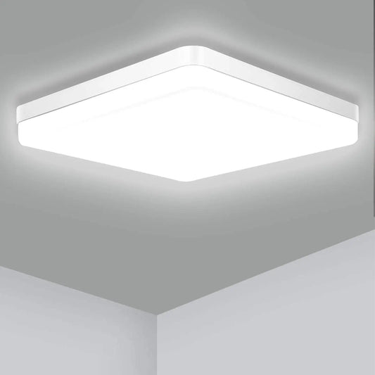 IRALAN Square LED Ceiling Light Bedroom Corridor Toilet Lighting Neutral White Cool White Warm White 48W 36W 24W 18W