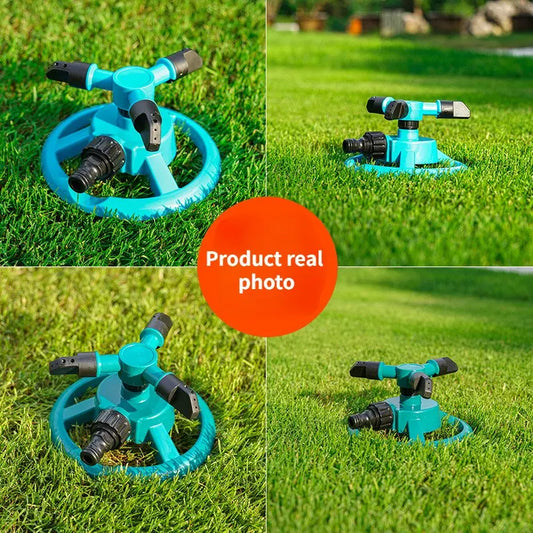 Sprinkler Nozzle 360 Degree Automatic Rotating Water Spray Garden Lawn Automatic Sprinkler Garden Watering Irrigation Supplies