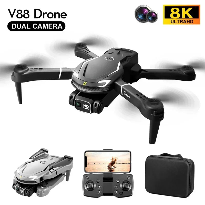 Xiaomi MIJIA V88 Drone 8K 5G GPS Professional HD Aerial Photography Remote Control Aircraft HD Dual Camera Quadcopter Toy UAV 