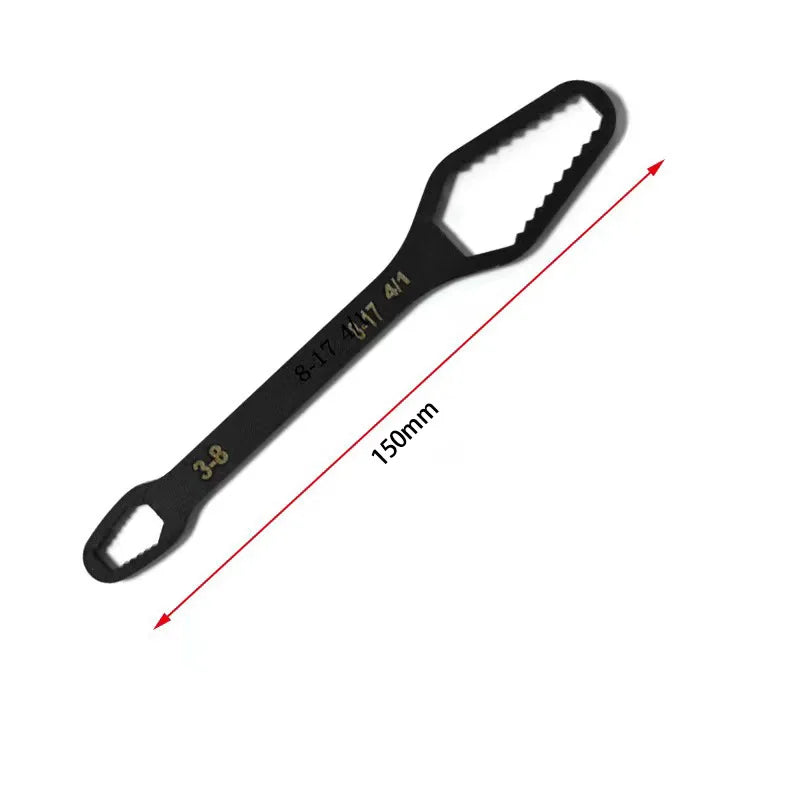 3-17mm Universal Torx Wrench Self-tightening Adjustable Glasses Wrench Board Double-head Torx Spanner Hand Tools for Factory