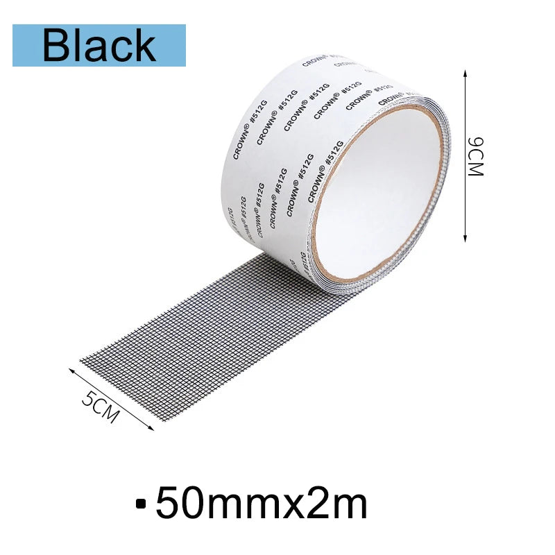 Self-adhesive Window Screen Mosquito Net Repair Tape Window Screen Mesh Sticker Anti-mosquito Window Door Repair Subsidy Tape