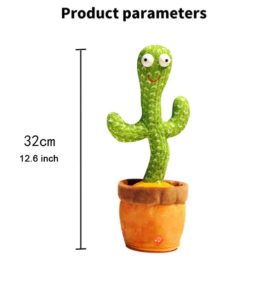 Intelligent Cactus Interactive Learning and Musical Toy for Kids to Dance Record and Speak with Fun 